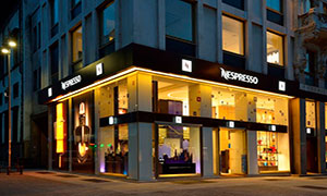 Флагманский бутик Nespresso в Милане