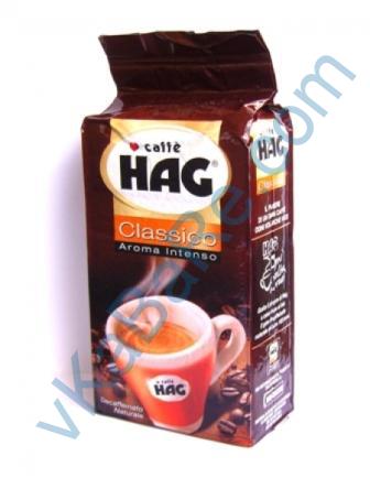 Hag Classico молотый кофе без кофеина