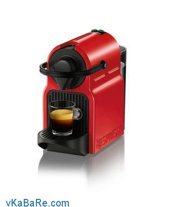 Inissia - красная кофеварка неспрессо XN1005